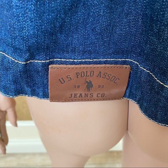 US Polo Assn classic denim jeans jacket L - Picture 6 of 6